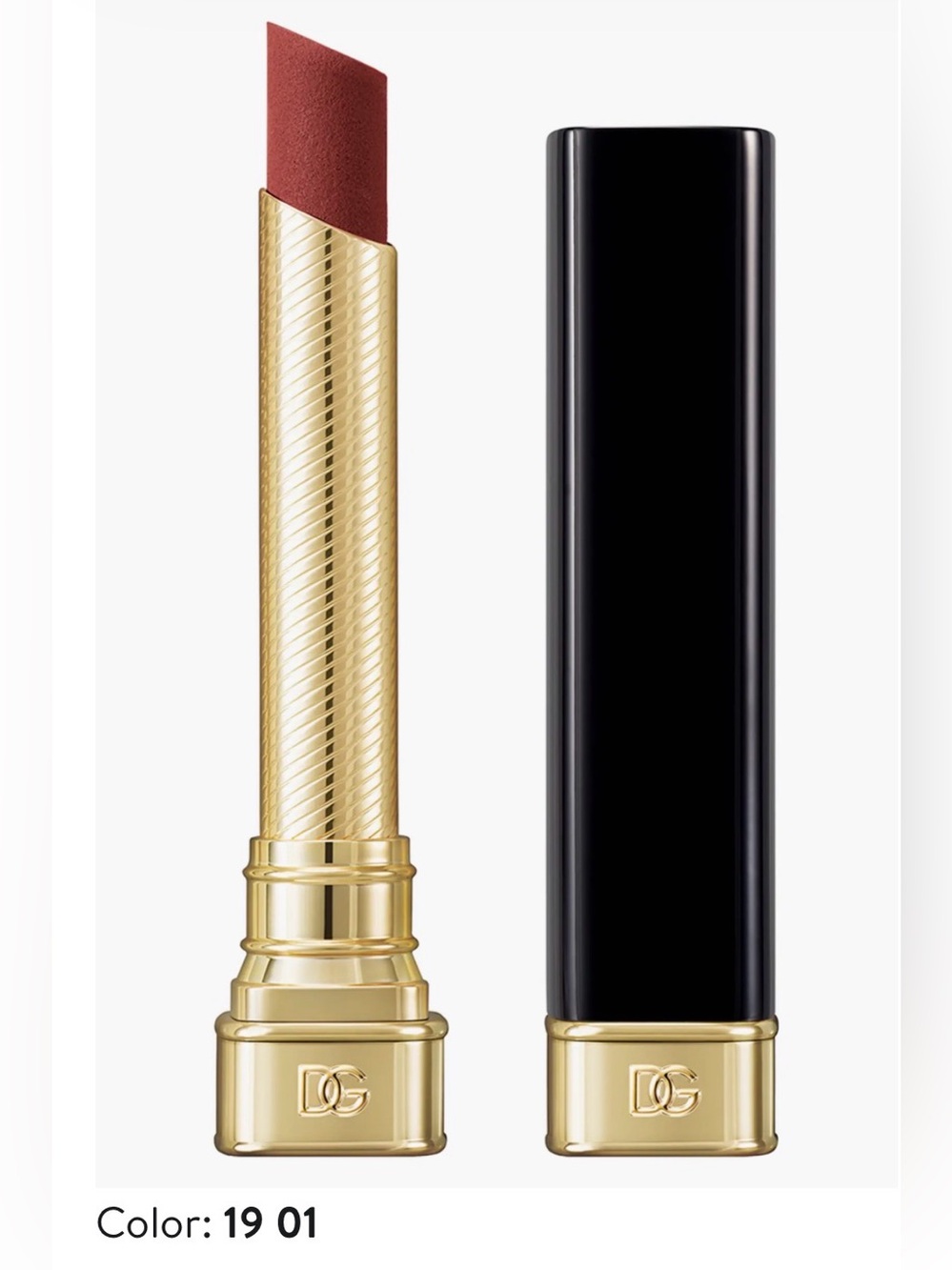 Dolce & Gabbana Intense Matte Lipstick - Rich Brown Shade 1901